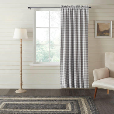 Annie Buffalo Grey Check Blackout Panel 84x50 VHC Brands - The Fox Decor